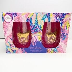Lilly Pulitzer Wine Glasses